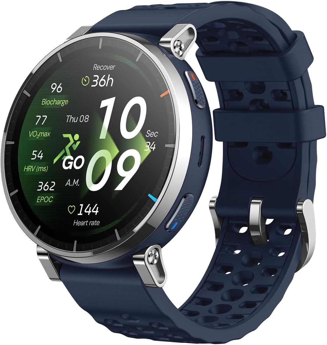 Nur für Prime-Mitglieder: Amazfit Active 3 Premium Lauf-Smartwatch (1,32″, AMOLED, 4GB, GPS, 45mm)