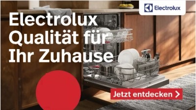 Bis zu CHF 800 Rabatt auf Electrolux Haushaltsgeräte bei nettoshop