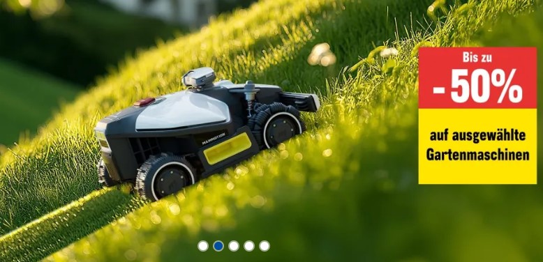 Bis zu 50% Rabatt auf ausgewählte Gartenmaschinen bei Jumbo