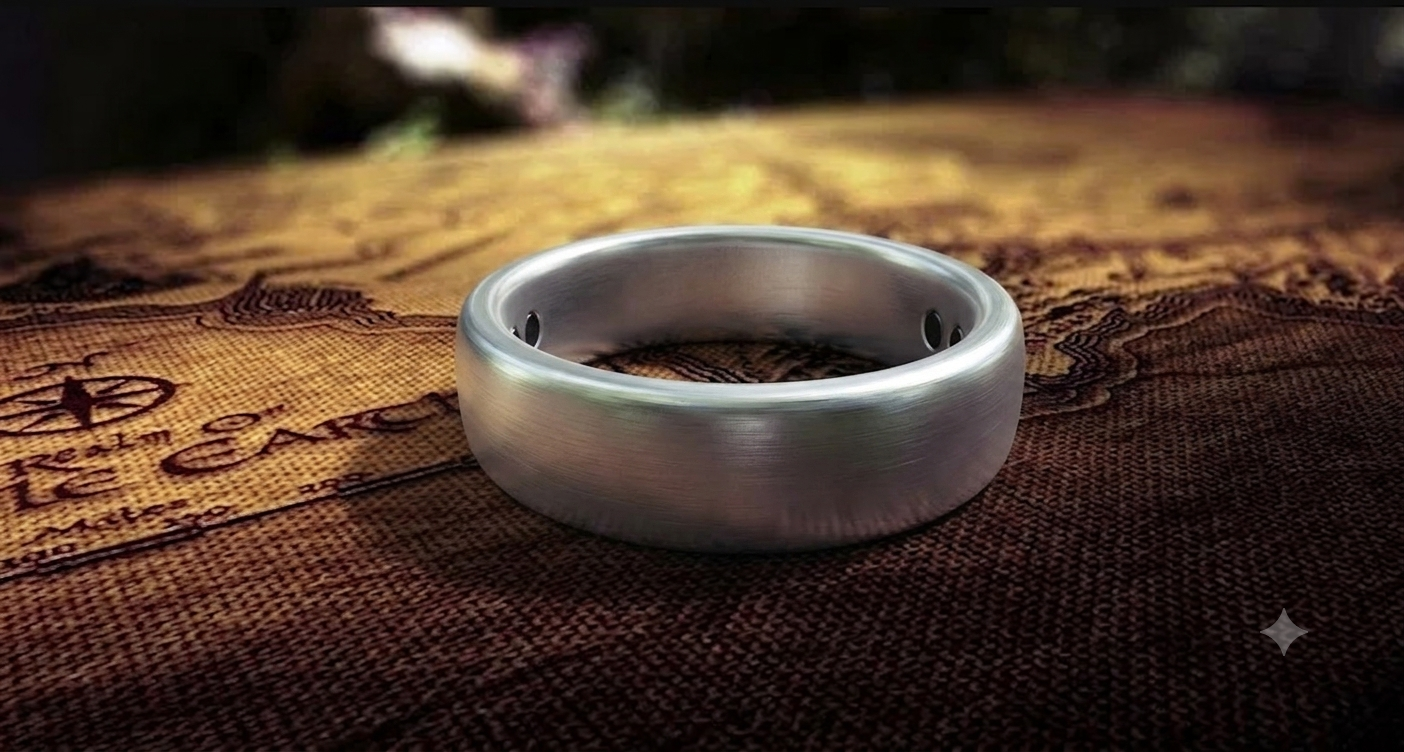 Oura Ring 5 in Brushed Silver