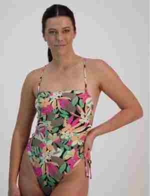 Roxy Printed Beach Classics A-C Cup Damen Badeanzug Beige / S-XL