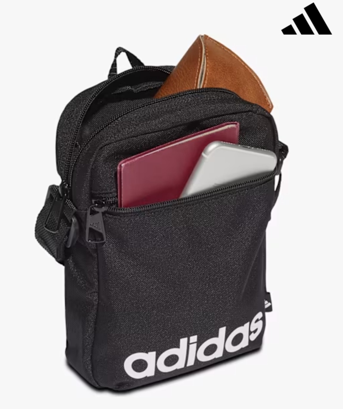 adidas Essentials Logo Tasche Schwarz