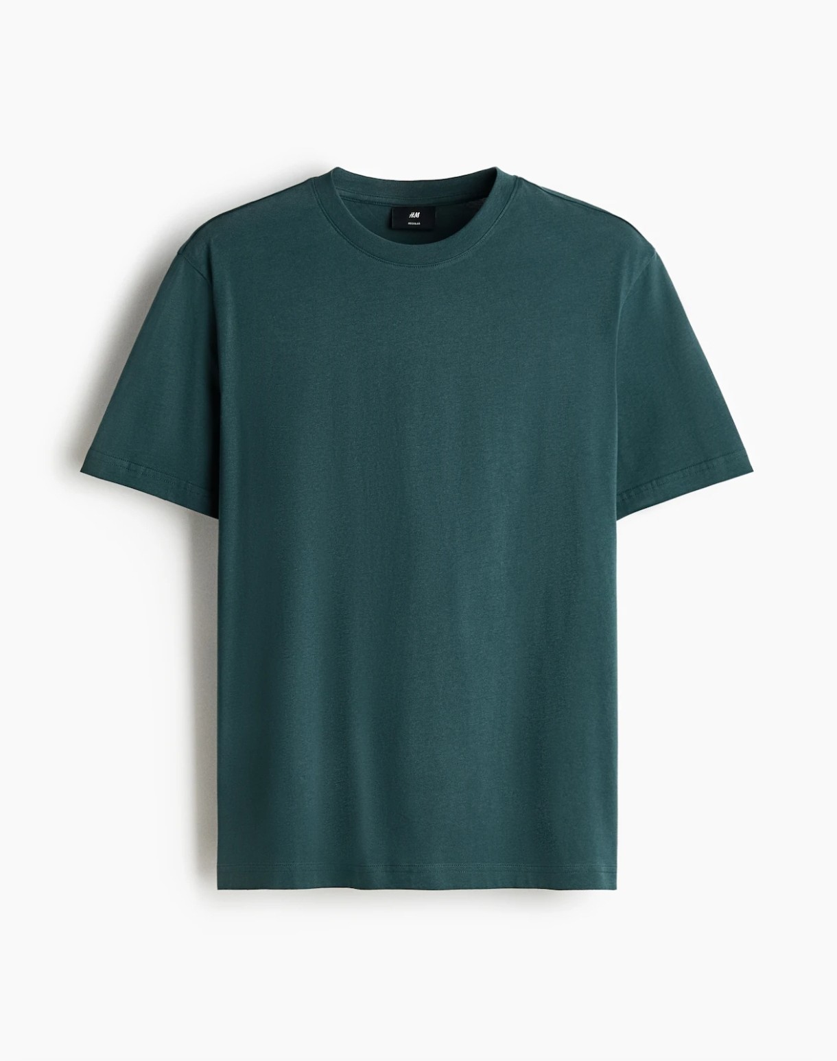 T-Shirt Regular Fit / Dunkles Blaugrün / 100% Baumwolle / XS-XXL / Baumwolle / in Filialen 45% Rabatt