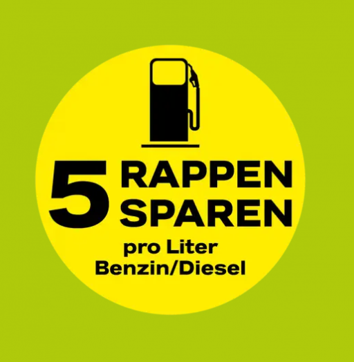 Coop 5 Rappen pro Liter sparen