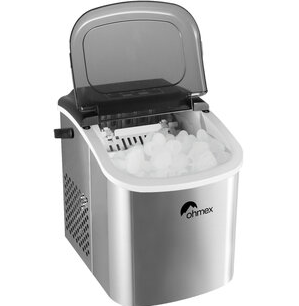OHMEX tragbare Eismaschine mit einem 1,2-Liter-Behälter OHM-ICE-2412 bei Coop City in Aktion