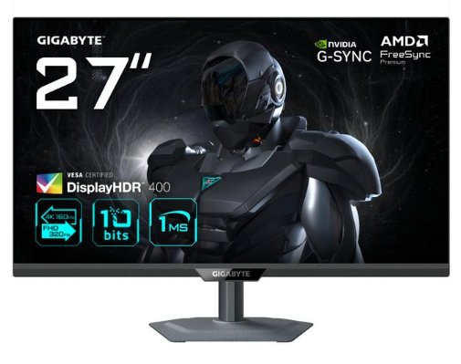 GIGABYTE 4K-UHD-Monitor G27U (27″, 4K@160Hz, 350 Nits) zum neuen Bestpreis bei Interdiscount
