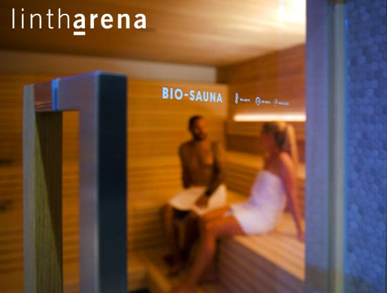 Tageskarte für den Wellnessbereich der Lintharena für 1 Person (in Näfels)