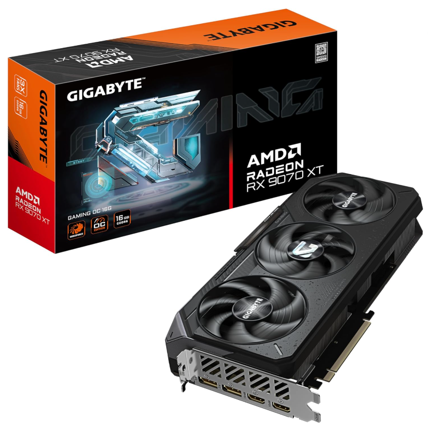 Gigabyte Radeon RX 9070 XT Gaming OC 16G Grafikkarte bei Amazon in Aktion