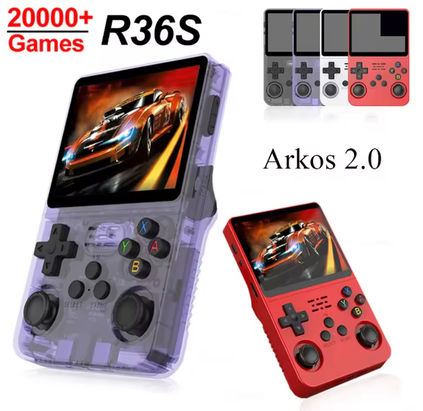 R36S Retro-Handheld-Konsole mit 3.5″ Display & 64/128 GB bei AliExpress