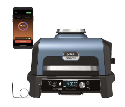 Ninja OG901CH Woodfire Pro Connect XL Elektrogrill mit 7-in-1-Funktion bei Fust in Aktion