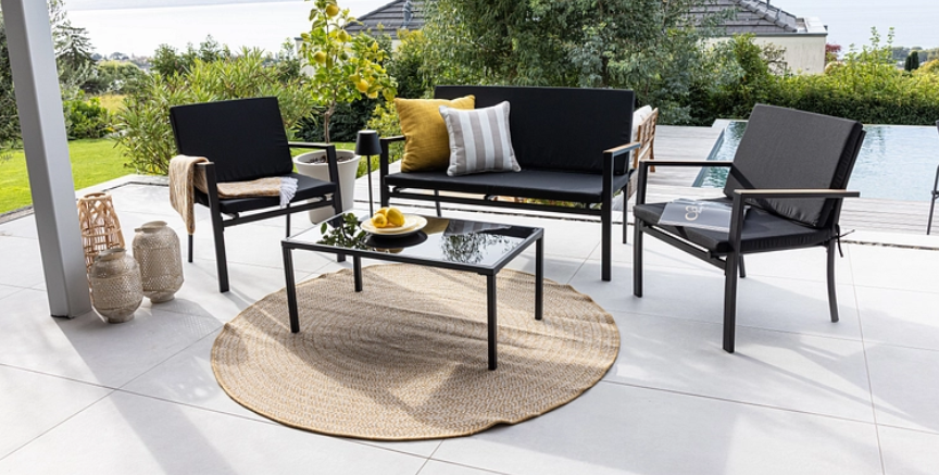 4-teiliges Garten-Set Monet inkl. Lieferung bei Conforama in Aktion