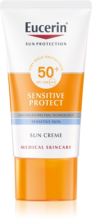 Eucerin Sun Sensitive Protect schützende Gesichtscreme SPF 50+