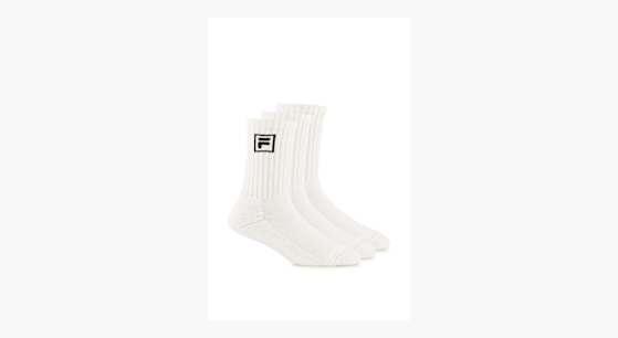 FILA 3-Pack Crew 35-46 Socken Weiss