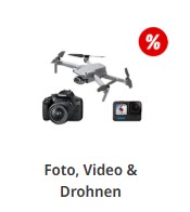 Bis zu 21 % Rabatt auf Foto-, Videoprodukte und Drohnen bei MediaMarkt