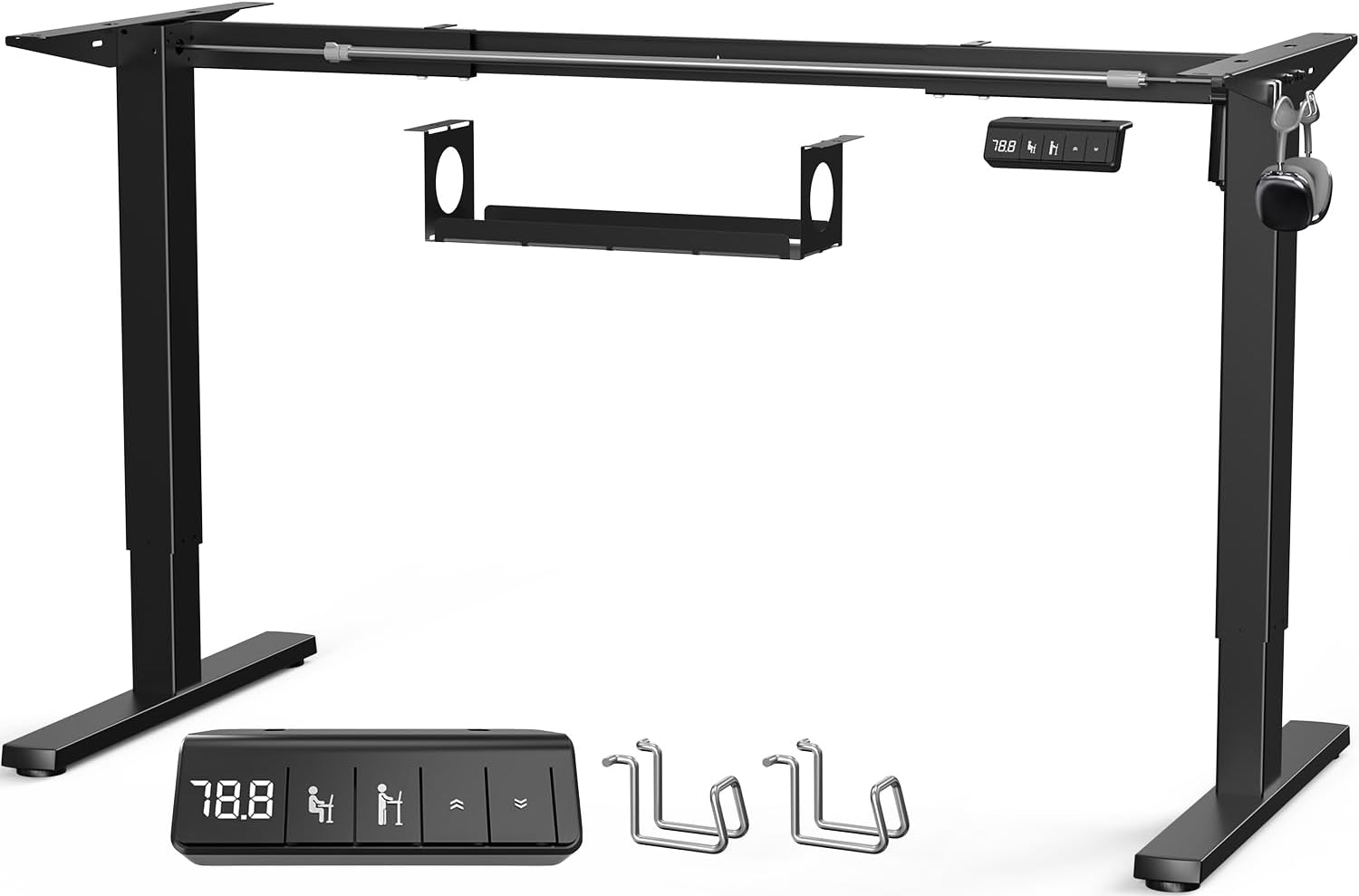Unter 60 Franken inkl. Lieferung: Elektrisch höhenverstellbares Tischgestell (z.B. für Bürotische bis zu 180cm) bei Amazon