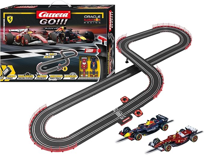 Carrera GO Champions Racing Formel-1-Rennbahn-Set mit Red Bull RB21 M bei Amazon zum Bestpreis