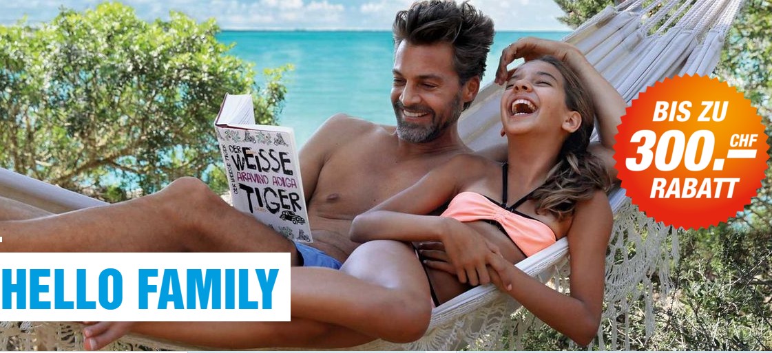 CHF 300 Rabatt auf Familienferien mit ITS Coop Travel