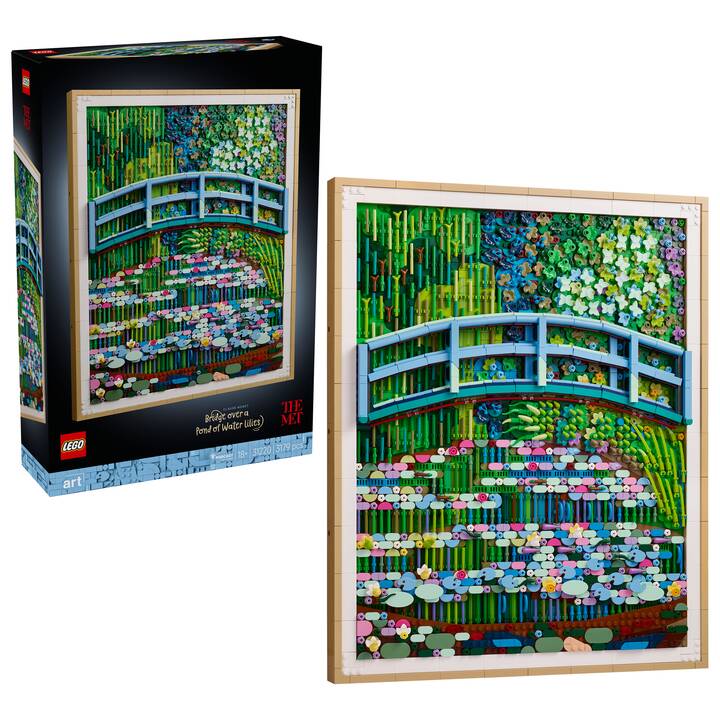 LEGO Art Claude Monet: Brücke über einen Seerosenteich (31220) zum neuen Bestpreis bei Interdiscount