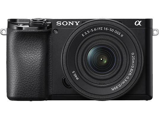 SONY Alpha 6100 Body + E PZ 16-50 mm F3.5-5.6 OSS II APS-C Systemkamera mit Objektiv 16 – 50 mm