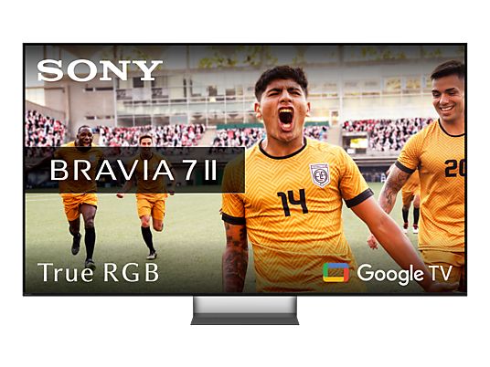 SONY BRAVIA 7 II True RGB TV Neuheit, neuer Bestpreis CHF 1849.- minus CHF 300.- Cashback = CHF 1549.- (Flat, 65” / 164 cm)