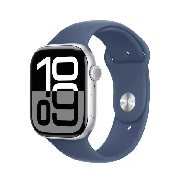 Apple Watch Series 10 (46mm, Aluminium / Denim Sport Band S/M) bei Fust