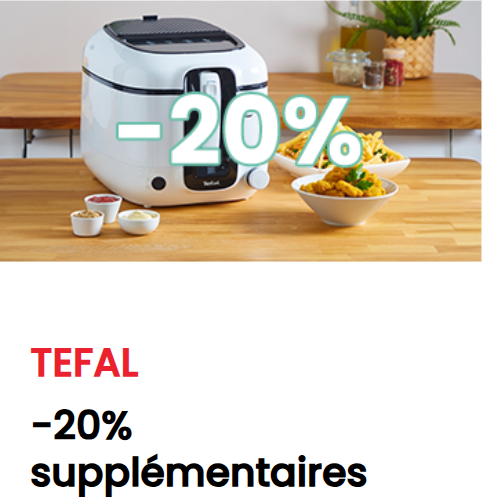 TEFAL Aktion: -20% zusätzlich auf Tefal Produkte bei Conforama