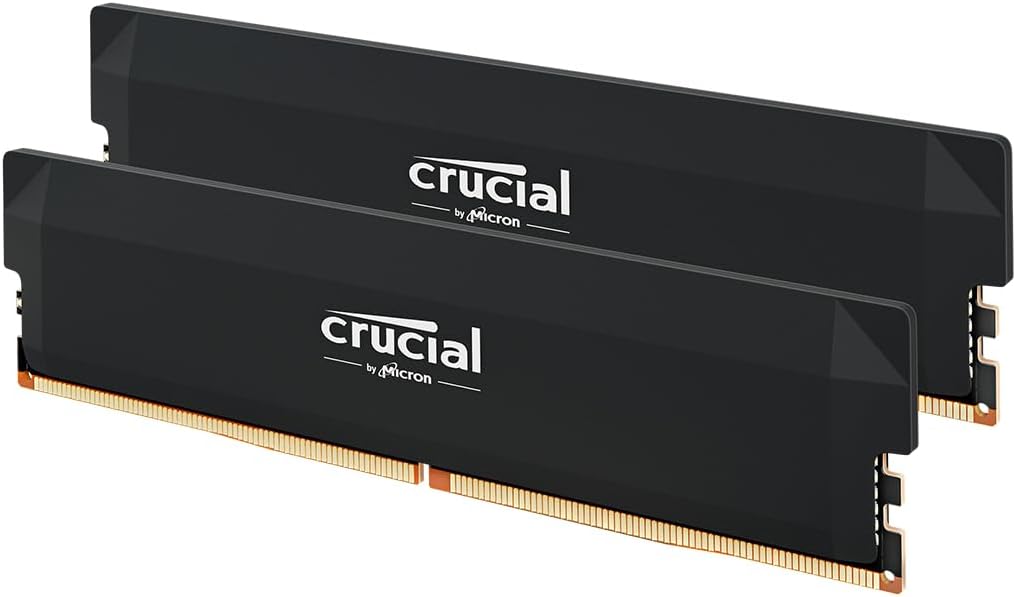Crucial Pro DDR5 RAM 32GB Kit (2x16GB) 6000MHz CL36 bei Amazon