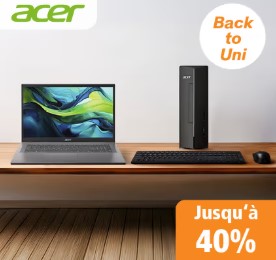 Bis zu 40% Rabatt auf ausgewählte Acer Laptops & Desktop-PCs bei Fust