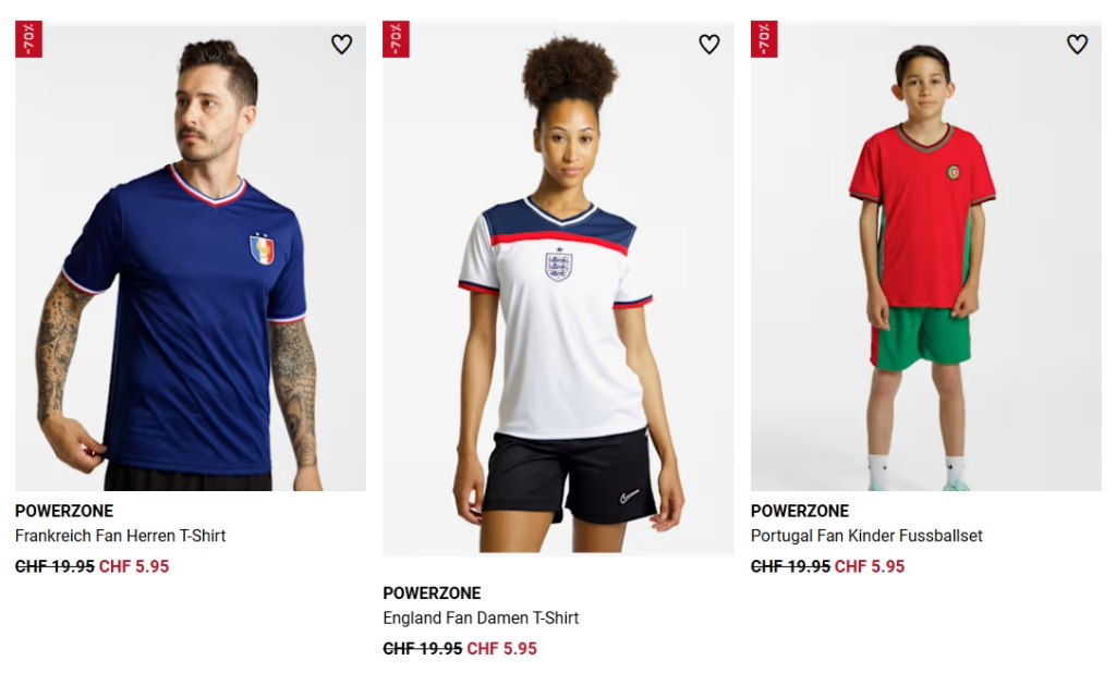 Fanshirts diverse