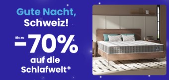 Bis zu 70% Rabatt auf Schlafzimmermöbel bei Conforama
