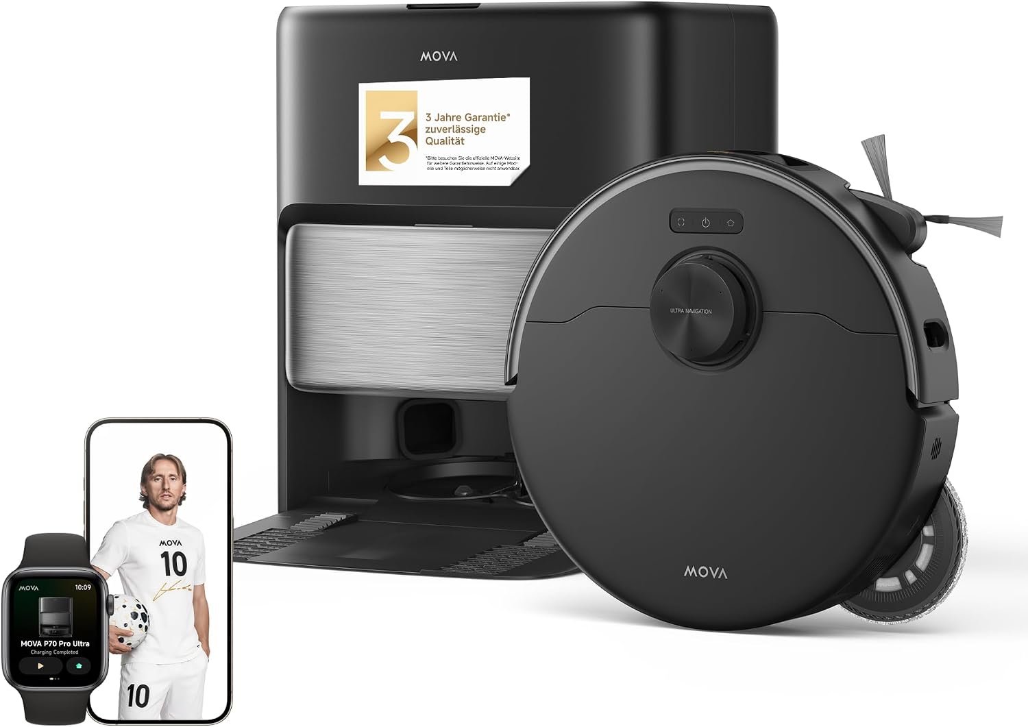 MOVA P70 Pro Ultra Saugroboter mit 30.000Pa Saugkraft