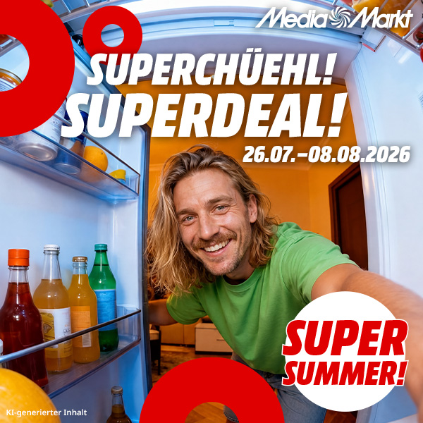 Superchüehl! Kühl- und Gefrierschränke zu Aktionspreisen bei MediaMarkt