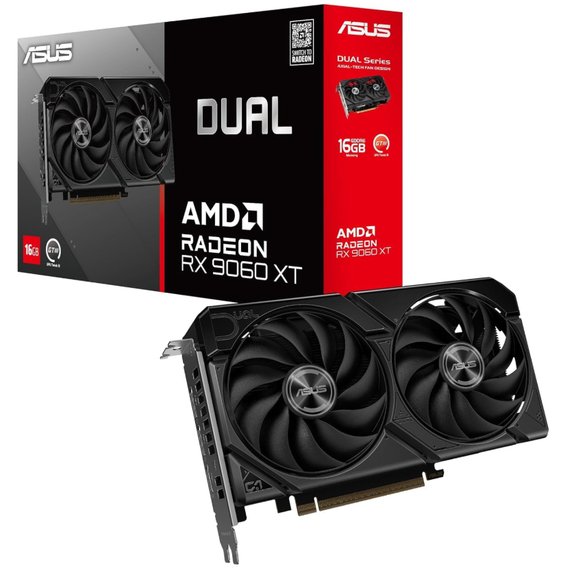 ASUS Radeon RX 9060 XT Dual 16 GB GDDR6 Grafikkarte bei Amazon in Aktion