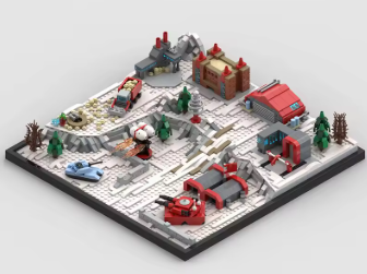 1646-teiliges Red Alert MOC Sowjet-Basis-Bauset bei AliExpress