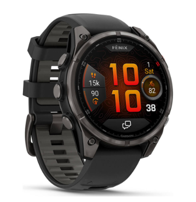 GARMIN fenix 8 Pro, 47 mm, AMOLED, Titan Carbongrau / Schwarz bei Christ Uhren & Schmuck zum Bestpreis