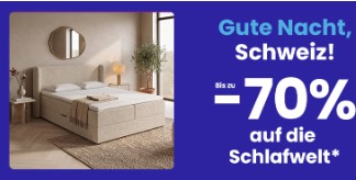 Conforama Rabattaktion – bis zu 70% auf Schlafzimmermöbel