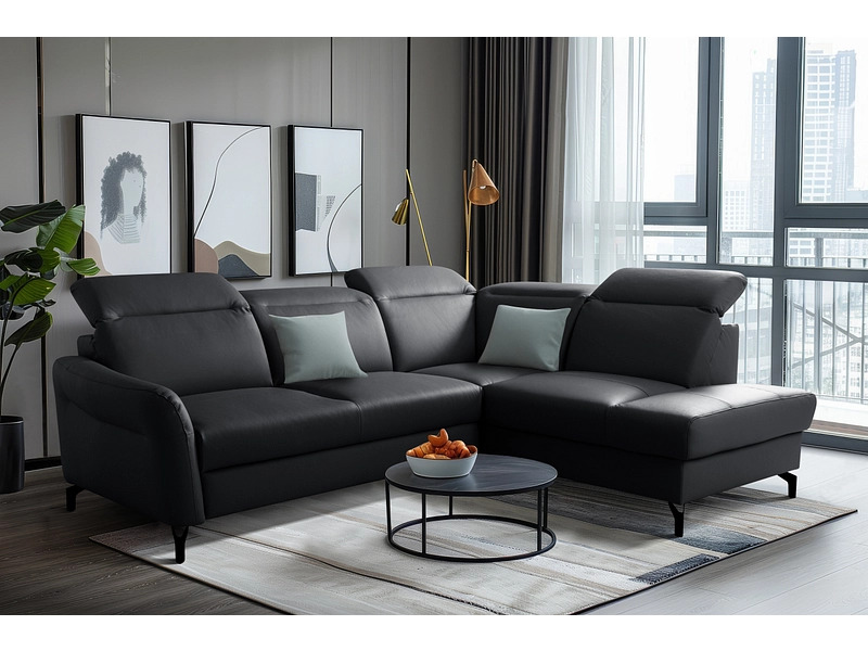 Ecksofa Basel (Echtleder-/Synthetikleder) bei Conforama