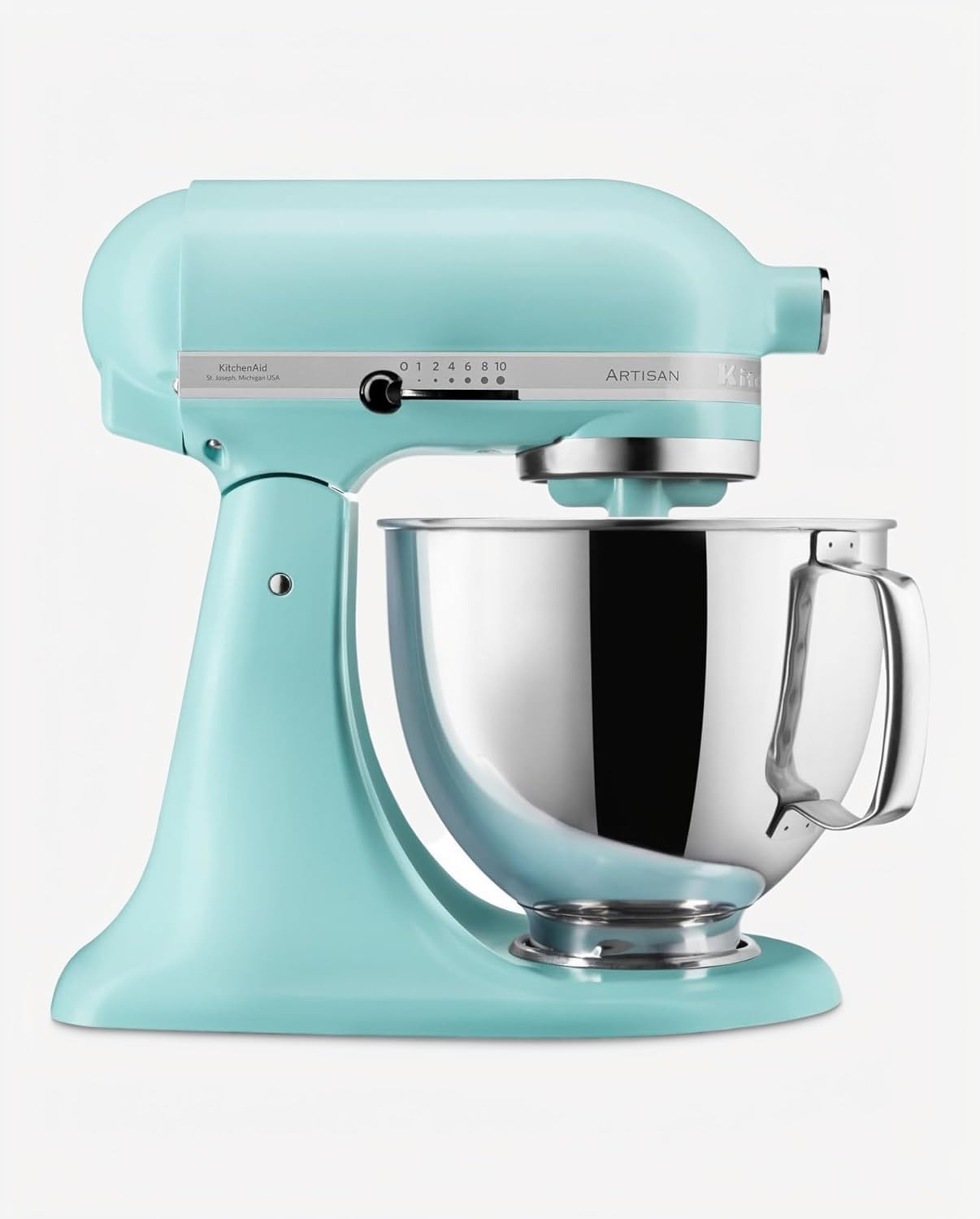 KitchenAid Artisan Küchenmaschine 5KSM125 mit 1 Schneebesen mit 6 Drähten, Flachrührer und Knethaken