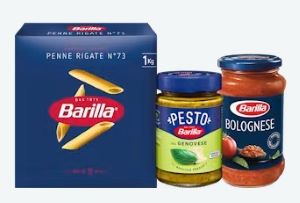 50 % auf alle Barilla Produkte