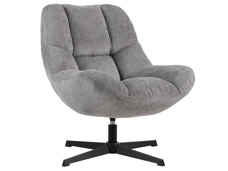 Conforama: Sessel Jade mit 360-Grad-Drehung in 3 verschiedenen Stofffarben