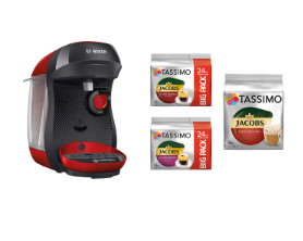 Bosch Tassimo Happy TAS1003C6 Kapselmaschine im Bundle mit 64 T-Discs bei nettoshop