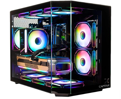 Captiva R92-496 Gaming-PC mit RTX 5060, R7 5700X, 32 GB RAM & 1 TB SSD bei DayDeal nur bis 15 Uhr