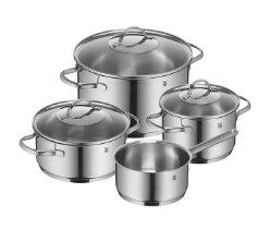 WMF Provence Plus Topf-Set aus Edelstahl, 4-teilig, bei nettoshop zum neuen Bestpreis