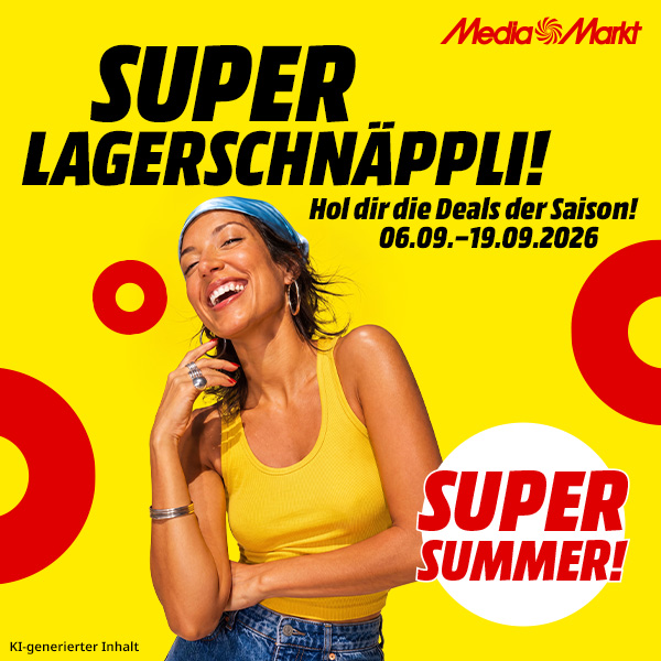 MediaMarkt Super Lagerschnäppli: Die Deals der Saison bis zum 19. September