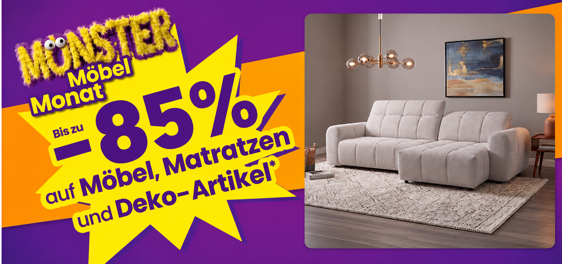 Conforama Spargutschein – bis zu 85% Rabatt auf Möbel, Matratzen & Wohnaccessoires