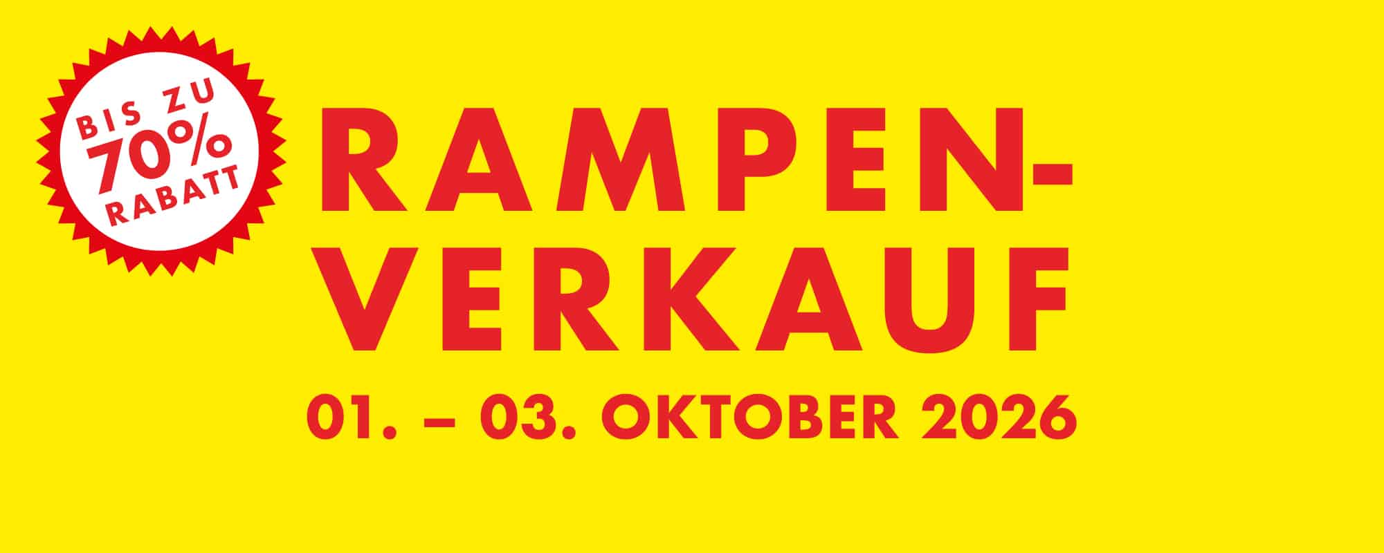 1.-3. Oktober Rampenverkauf bis 70% Rabatt im Kägi Glücksshop in Lichtensteig