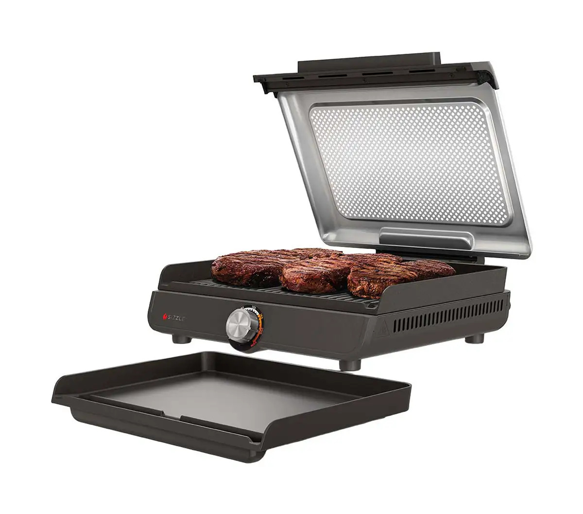 Ninja GR101CH Sizzle Grillplatte und Plancha mit Antihaftbeschichtung (260 °C) bei Nettoshop