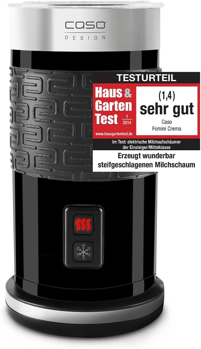 Caso Fomini Crema Design Milchaufschäumer für kalten & heissen Milchschaum bei Amazon zum Bestpreis