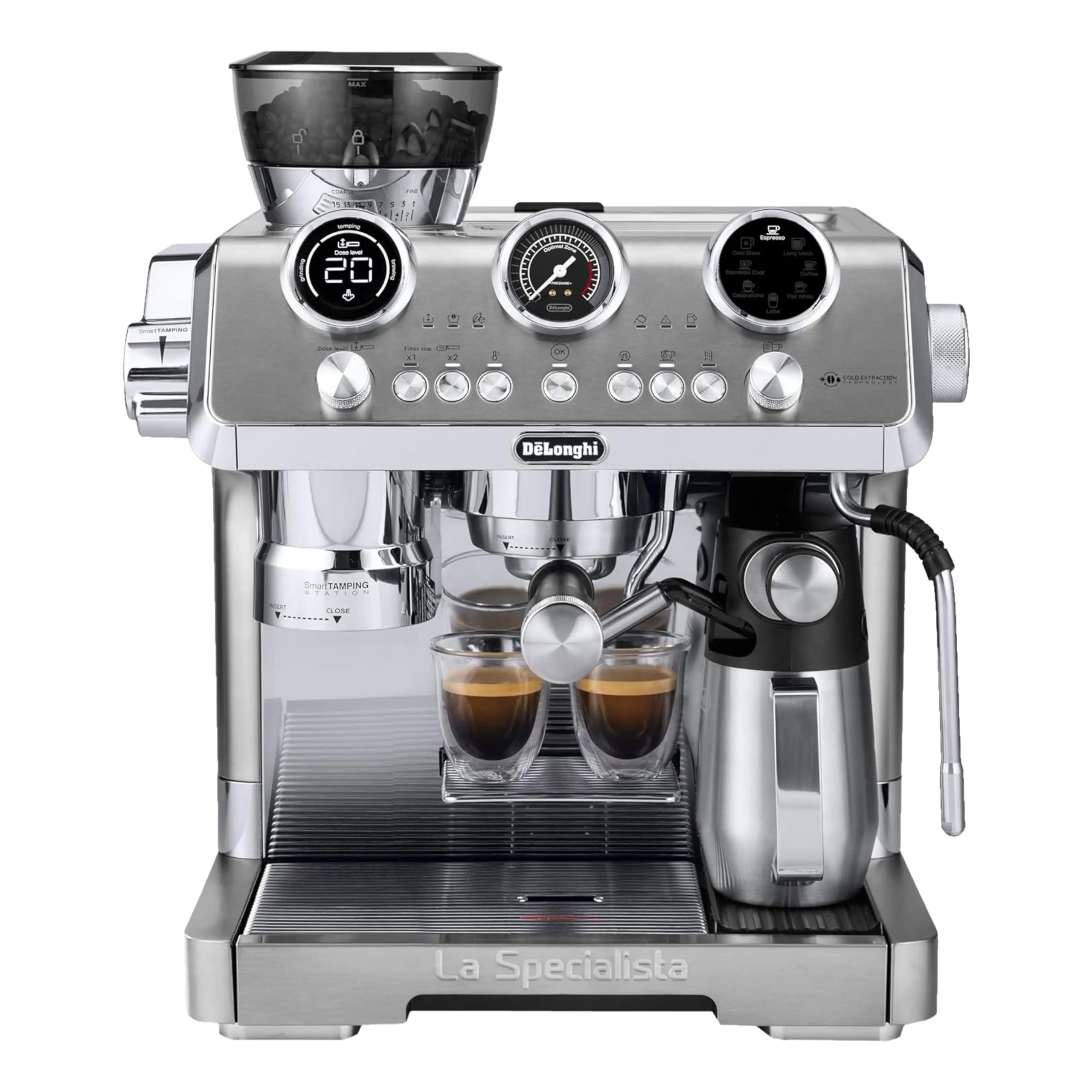 DE-LONGHI La Specialista Maestro Cold Brew Espressomaschine mit Edelstahlgehäuse bei MediaMarkt