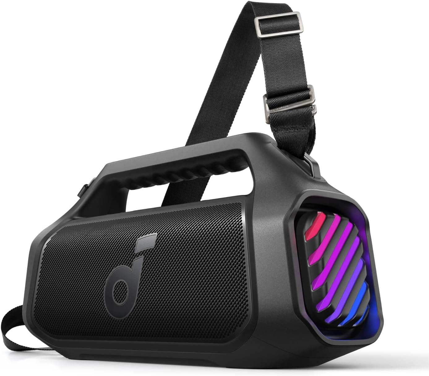 Soundcore by Anker Boom 2 Plus Outdoor Lautsprecher (140 W, 2+2 Stereoklang, Powerbank, wasserdicht)